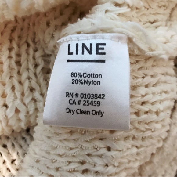 LINE Cream Knit Top - Size L - Picture 4 of 4